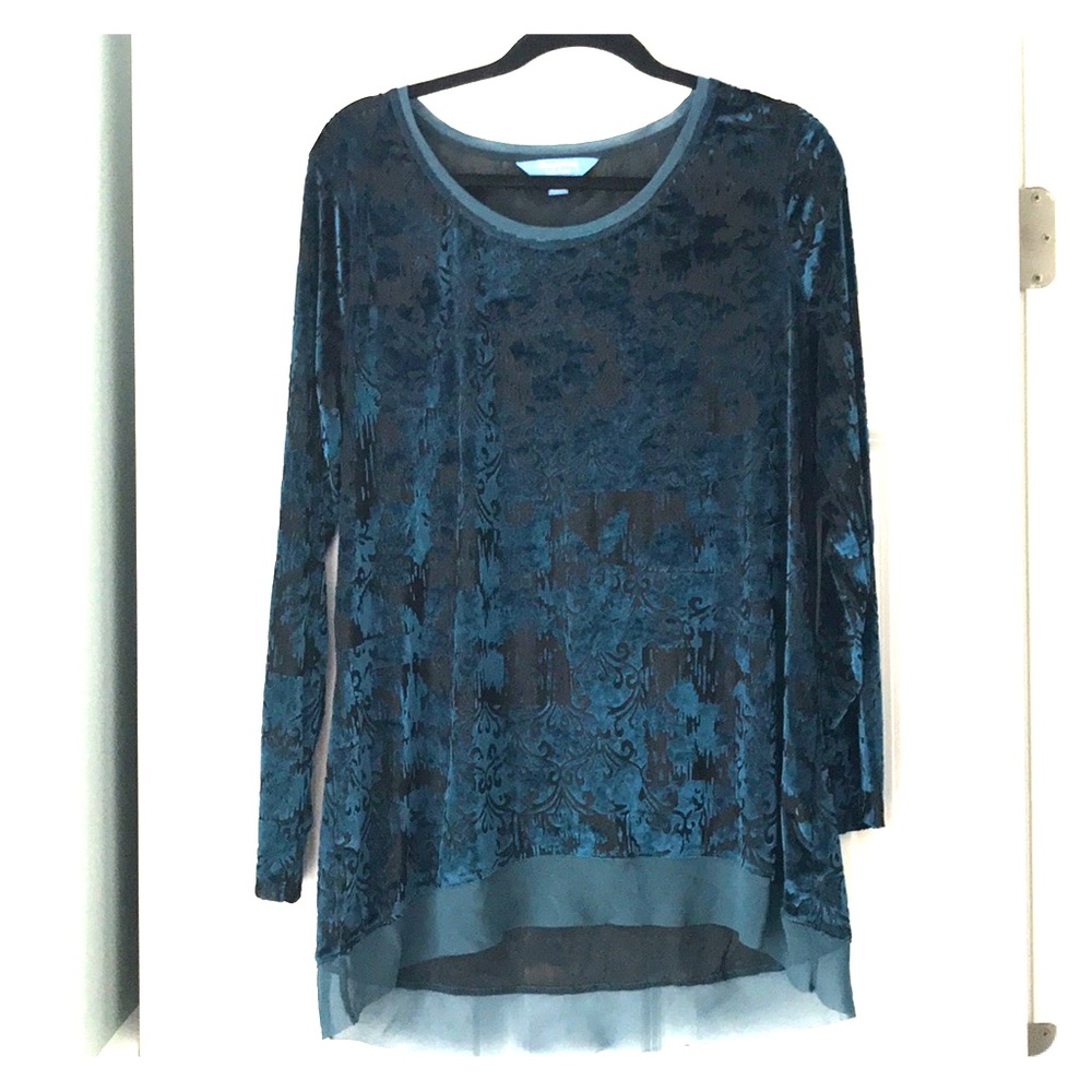 Floral Burnout Top